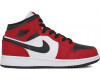 Nike Air Jordan 1 Mid Chicago Black Red с Мехом