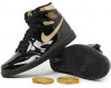 Nike Air Jordan 1 Retro Black Metallic Gold