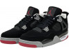 Nike Air Jordan 4 Retro Black с мехом