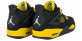 Nike Air Jordan 4 Retro Thunder черные с желтым