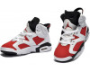 Nike Air Jordan 6 белые с красным
